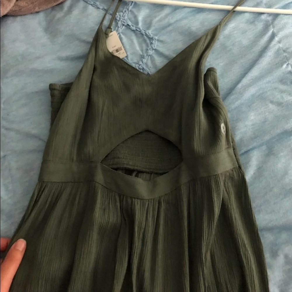 Aerie maxi dress with cutout in the top middle